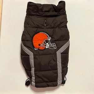 Cleveland Browns Dog Puffer Vest